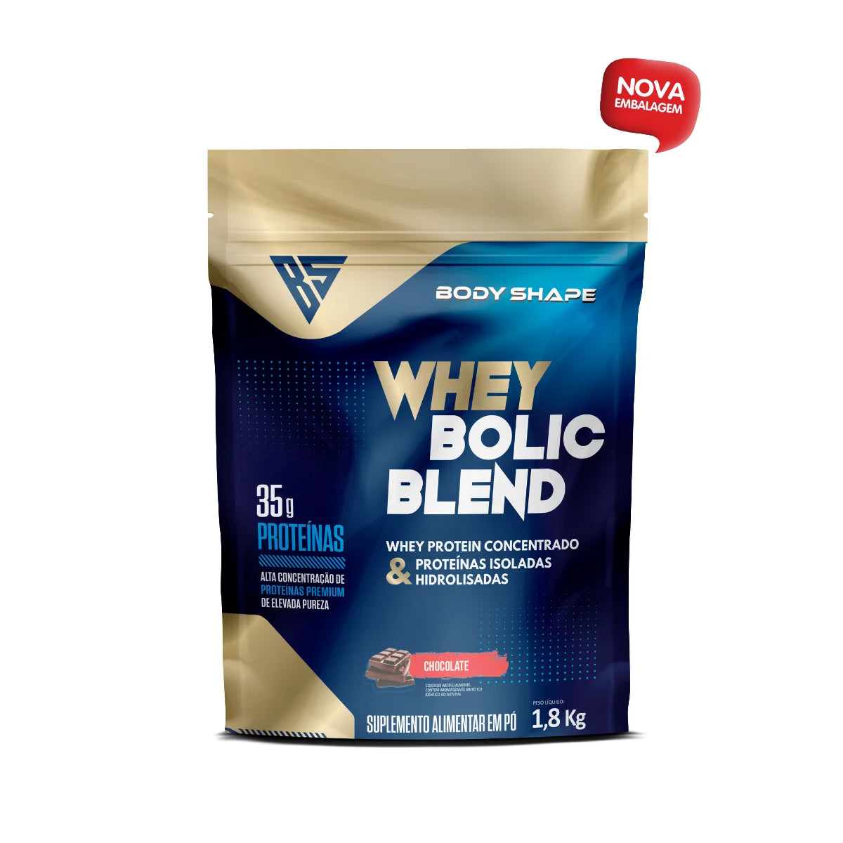 Whey Protein Bolic 1.8kg - Isolado, Concentrado e Hidrolisado - Body Shape