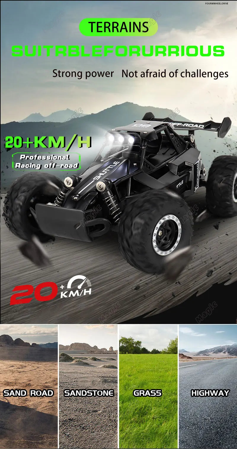 Carrinho Controle Remoto RC Off-Road