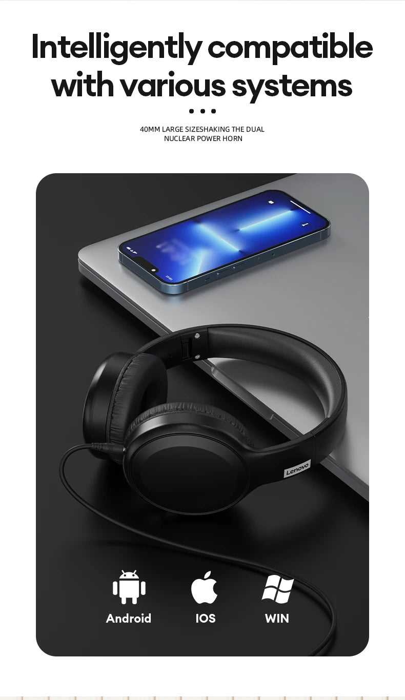 Headset Lenovo TH30 SonicFold