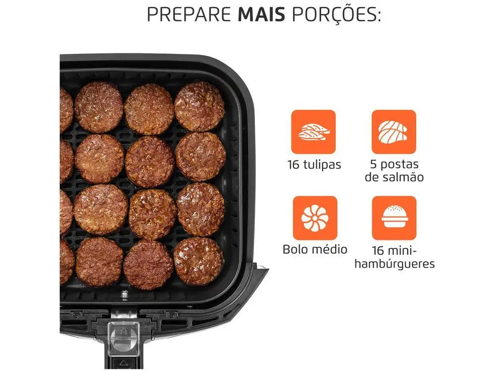 Air Fryer Mondial 4L Preta com Timer - 110V