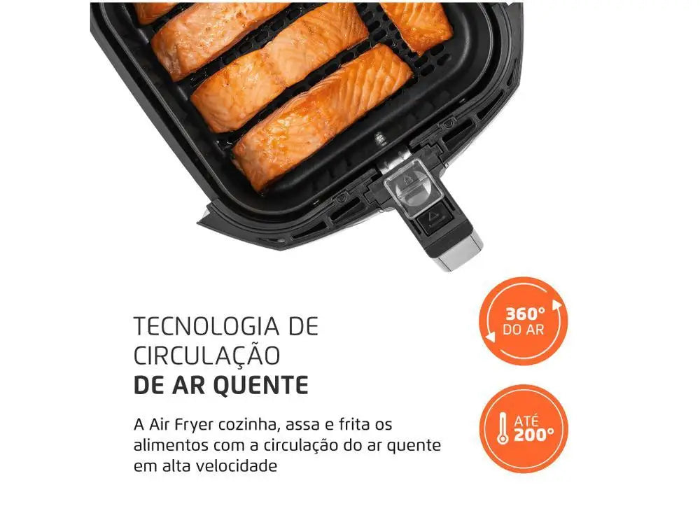 Air Fryer Mondial 4L Preta com Timer - 110V