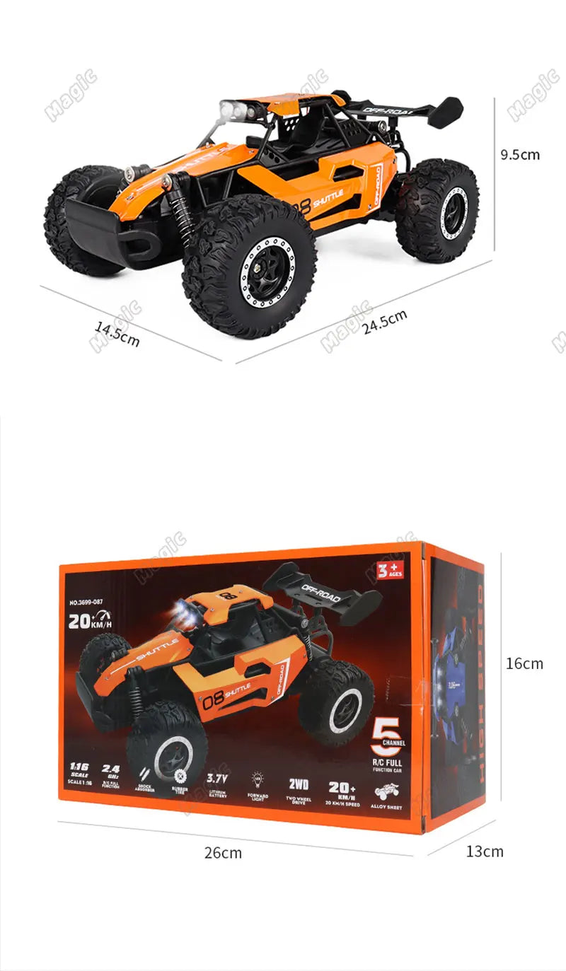 Carrinho Controle Remoto RC Off-Road